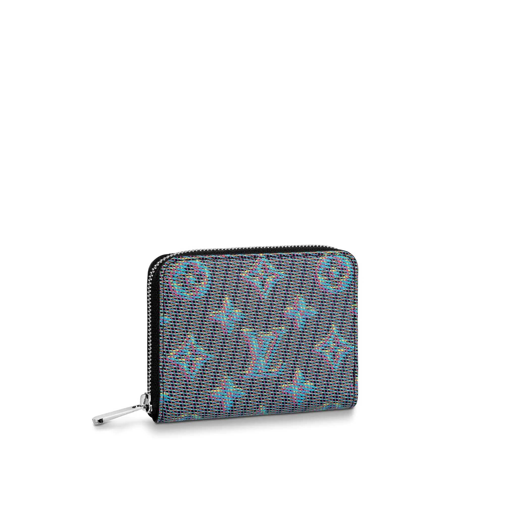 Louis Vuitton LV Damier Pop Zippy Coin Purse Wallet M68663 Blue bag